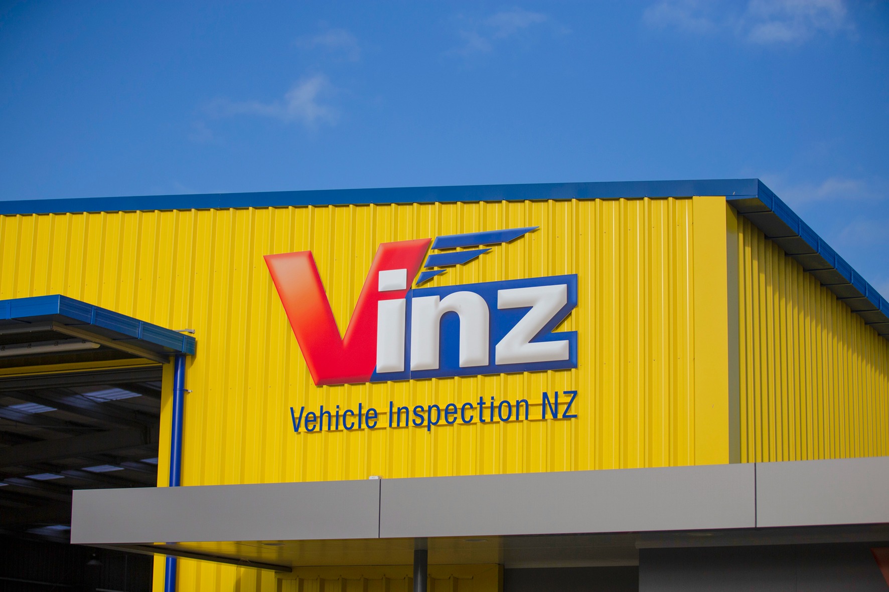 VINZ Vehicle Inspection New Zealand inspection facility exterior