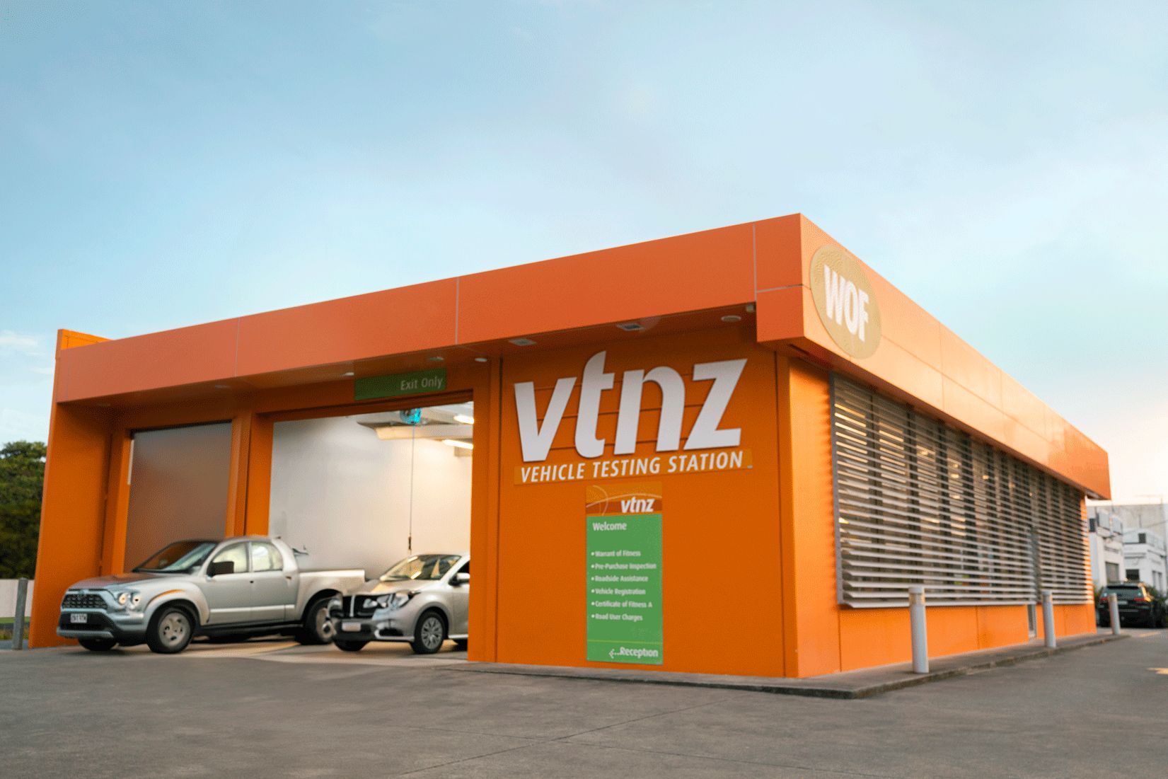 VTNZ vehicle testing station